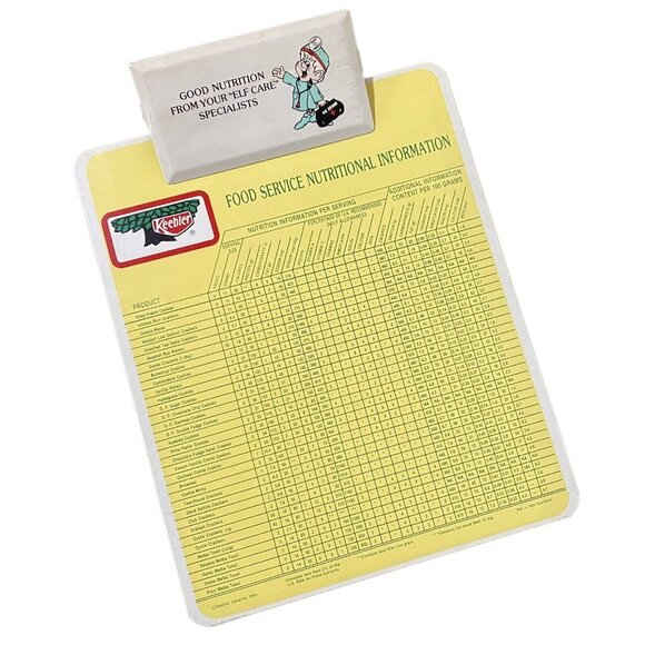 Keebler Elf Clipboard Office Supplies Foodie Cookies Snacks Advertising Business - Picture 1 of 3